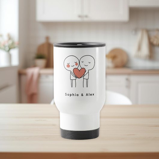 Personalized Valentine’s Couple Matching Reisbeker