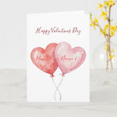 Personalized Valentine’s Day Card Kaart (Gele Bloem)