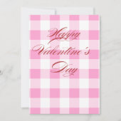 Personalized Valentine’s Day Card with Photo pink Feestdagenkaart (Voorkant)
