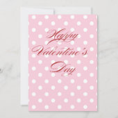 Personalized Valentine’s Day Card with Photo pink Feestdagenkaart (Voorkant)