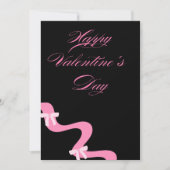 Personalized Valentine’s Day Card with Photo pink Feestdagenkaart (Voorkant)