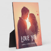 Personalized Valentine’s Day Gift Fotoplaat (Zijkant)