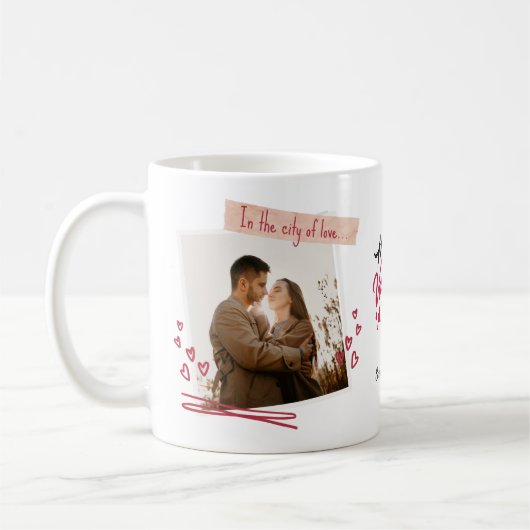 Personalized Valentine’s Day Mug | Custom Photo Koffiemok (Links)