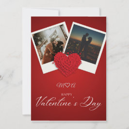 Personalized Valentine’s Day Photo Card | Custom L Kaart