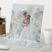 Personalized Valentine’s Day Romantic Photo  Reclamebord Met Voetstuk (Insitu)