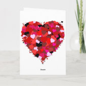 Personalized Valentine's Day Card for him Popular Feestdagen Kaart (Achterkant)