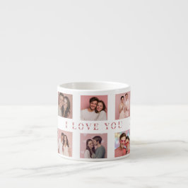 Personalized Valentine's Day Espresso Mug Photos Espresso Kop