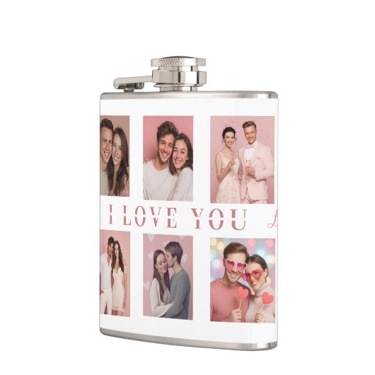 Personalized Valentine's Day Flask | Custom Photos Heupfles (Links)