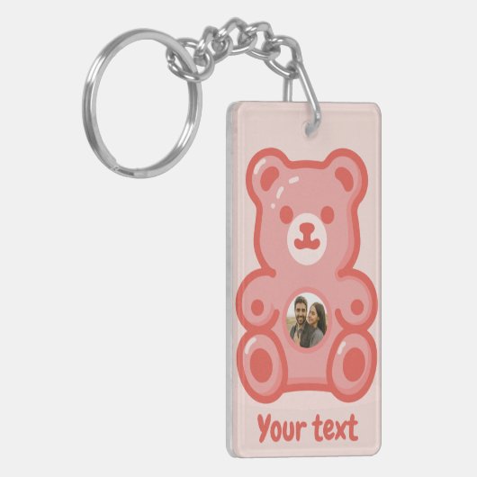 Personalized Valentine's Day Gift, Couple gift Sleutelhanger (Voorkant Links)