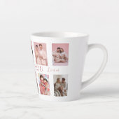 Personalized Valentine's Day Latte Mug Photos Latte Mok (Rechts)