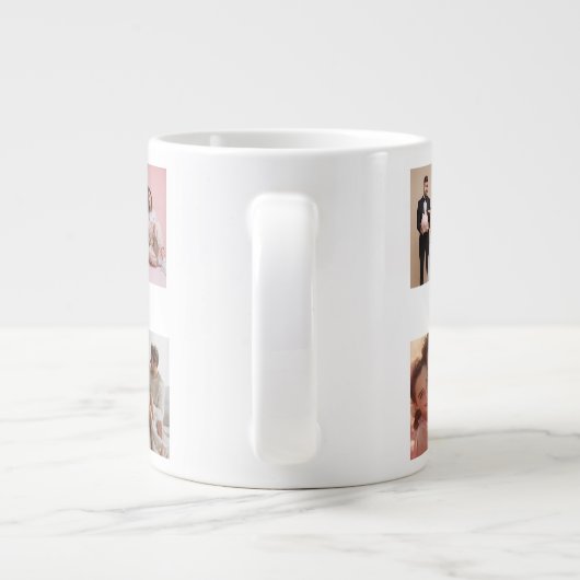 Personalized Valentine's Day Mug | Custom Photos Grote Koffiekop (Achterkant)