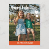 Personalized Valentines Day Photo  Briefkaart (Voorkant)