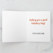 Personalized Valentines Day Photo Kaart (Binnen)