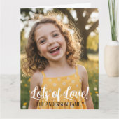 Personalized Valentines Day Photo Kaart (Voorkant)