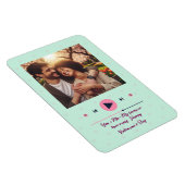 Personalized Valentine's Day Photo Magnet  Magneet (Rechterzijde)