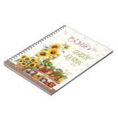 Personalized Vegetable Garden Journal Notitieboek (Linkerzijde)