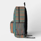 Personalized Vertical Stripe Backpack Bedrukte Rugzak (Rechts)