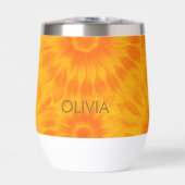 Personalized Vibrant Sunflower Tie-Dye Art (Voorkant)