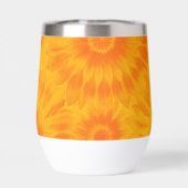 Personalized Vibrant Sunflower Tie-Dye Art (Achterkant)