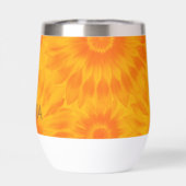 Personalized Vibrant Sunflower Tie-Dye Art (Achterkant)