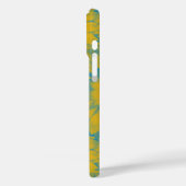 Personalized Vibrant Sunflower Tie-Dye Art Case-Mate iPhone Case (Achterkant / Links)