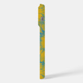 Personalized Vibrant Sunflower Tie-Dye Art iPhone Hoesje (Linkerkant)