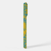 Personalized Vibrant Sunflower Tie-Dye Art iPhone Hoesje (Rechterkant)
