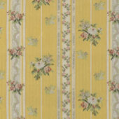 Personalized Vintage Antique Wallpaper Yellow Cadeaulabel