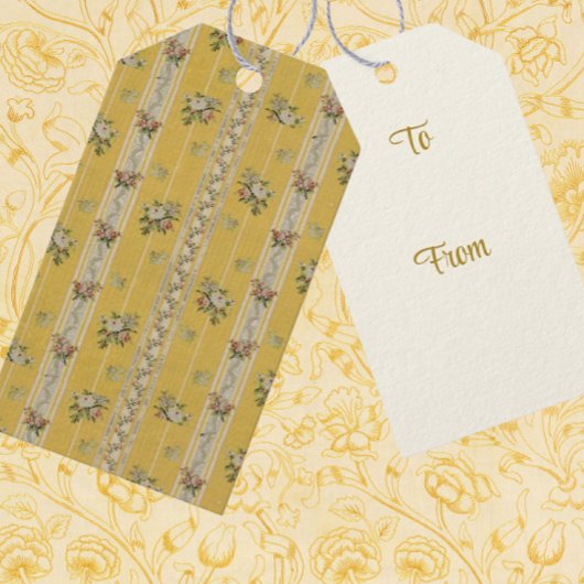 Personalized Vintage Antique Wallpaper Yellow Cadeaulabel