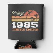 Personalized Vintage Birthday  Blikjeskoeler (Voorkant)