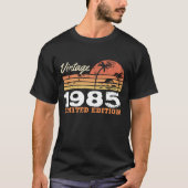 Personalized Vintage Birthday  T-shirt (Voorkant)