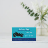 Personalized Vintage / Classic Motorcycle Visitekaartje (Staand voorkant)