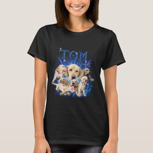 Personalized Vintage Pet T-shirt (Voorkant)