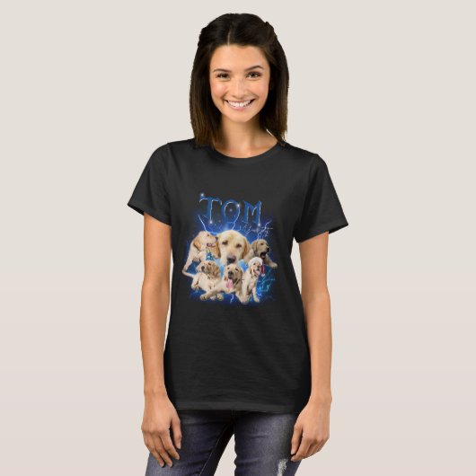 Personalized Vintage Pet T-shirt (Voorkant volledig)
