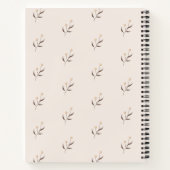 Personalized Vintage Photo Recipe Journal Notitieboek (Achterkant)