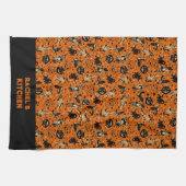 Personalized Vintage Style Halloween Theedoek (Horizontaal)