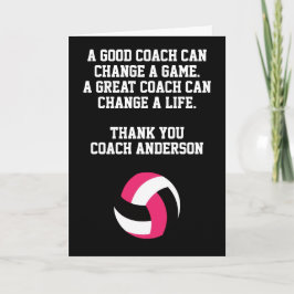 Personalized Volleyball Coach From Team Players Kaart
