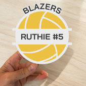 Personalized Volleyball Team Gifts Volleyball Sticker