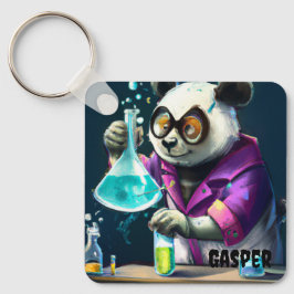 PERSONALIZED VRIENDELIJKE PANDA TOVERDRANK MAKEN S SLEUTELHANGER