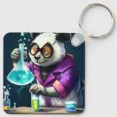 PERSONALIZED VRIENDELIJKE PANDA TOVERDRANK MAKEN S SLEUTELHANGER (Achterkant)