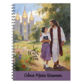 Personalized Walk with Him Christian LDS Journal Notitieboek (Voorkant)