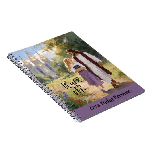 Personalized Walk with Me Christian LDS Journal2 Notitieboek (Rechterzijde)