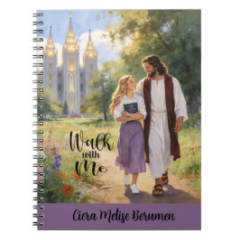 Personalized Walk with Me Christian LDS Journal2 Notitieboek