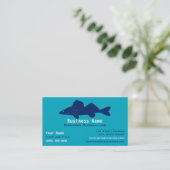 Personalized Walleye Fishing Guide / Charter  Visitekaartje (Staand voorkant)
