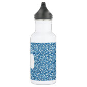 Personalized Water Bottle for Kids - Blue & White Waterfles (Rechts)