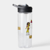 Personalized Water Bottle Gold Pink Blend #2 Waterfles (Rechts)
