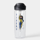 Personalized Water Bottle Gold Tiger 2 Waterfles (Achterkant)