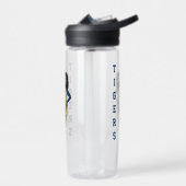 Personalized Water Bottle Gold Tiger 2 Waterfles (Links)