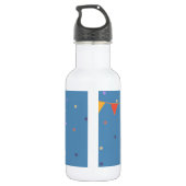 Personalized water bottle, Kids' water bottle Waterfles (Achterkant)