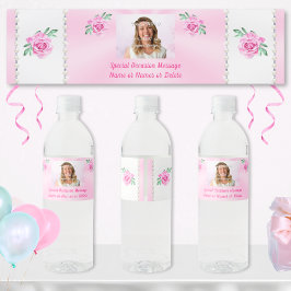 Personalized Water Bottle Labels for Birthday, ANY Waterfles Etiket